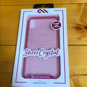 Case mate sheer crystal (pink) IPhone XS Max